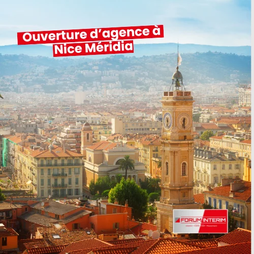 Agence d'intérim à Nice Meridia, nos conseillers vous accompagnent dans votre recherche d'emploi dans le quartier de Nice Meridia !