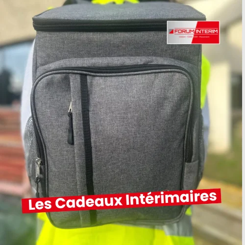 Sac à dos glacière personnalisé pour les cadeaux de fin d'année des intérimaires